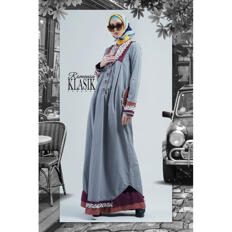 Gamis Klamby Tuneeca Romansa Klasik flashsale