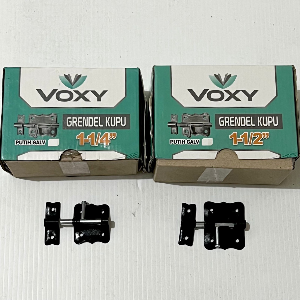 [24PCS] Grendel Kupu Kupu Besi Hitam Door Bolt VOXY 1 1/4&quot; 1 1/2&quot;