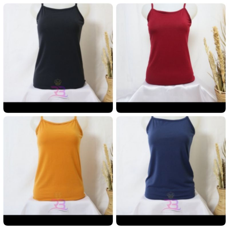 SINGLET TANKTOP WANITA POLOS HARGA 6 PCS