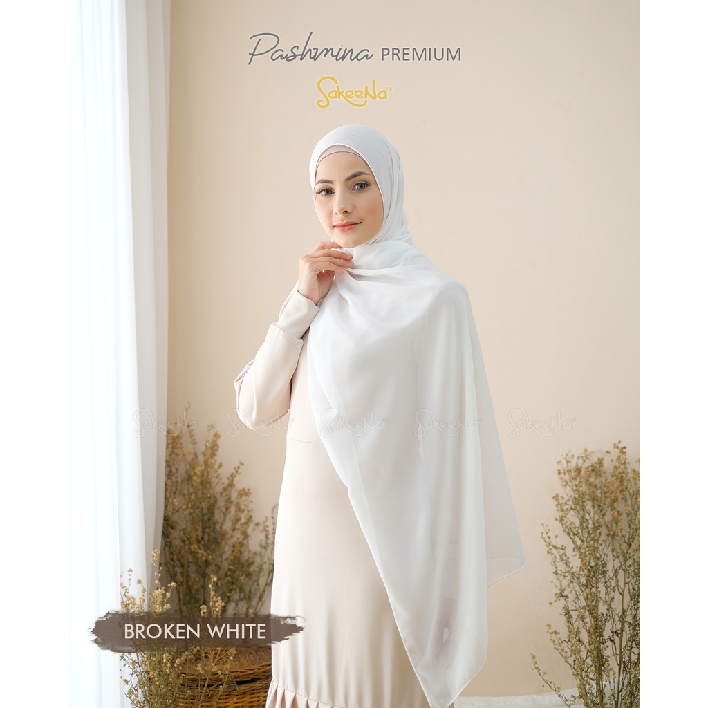 Pasmina Putih Tulang