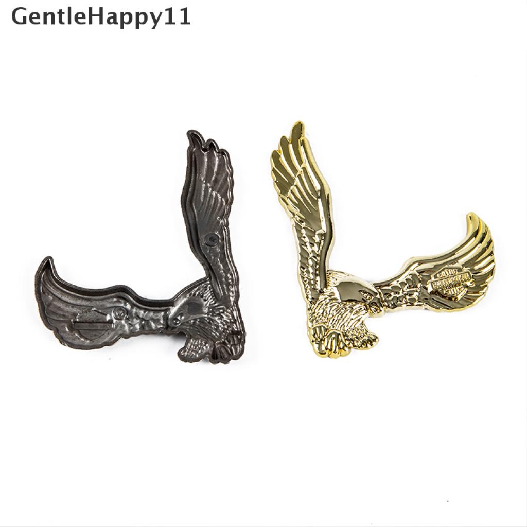 Gentlehappy 3D Metal Stiker Mobil Eagle Emblem Badge Auto Body Decals Motor Mobil Dekorasi