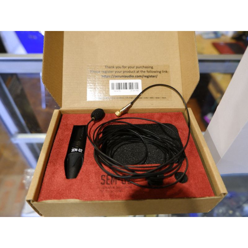 SERUNI AUDIO SEM-02 MICROPHONE REKAMAN GITAR AKUSTIK