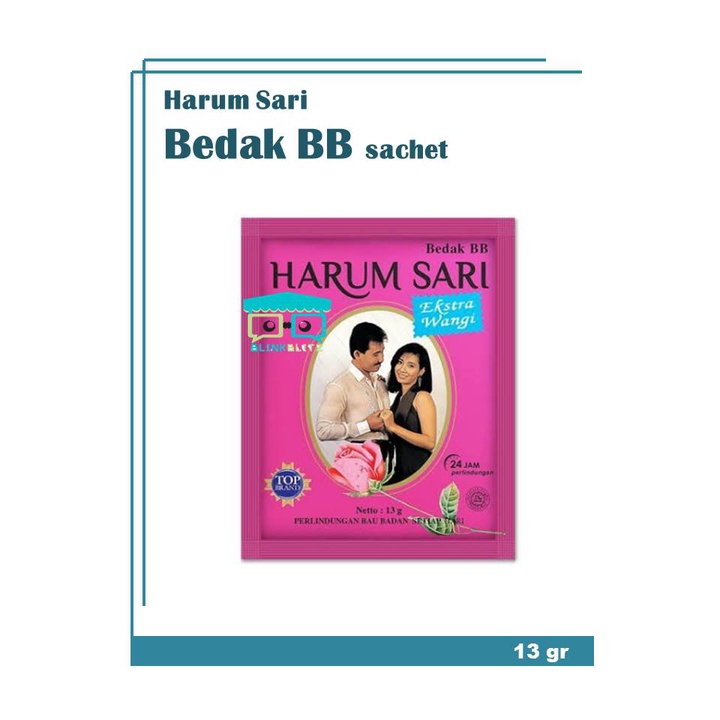 Bedak BB Harum Sari Sachet Ketiak Perlindungan Bau Badan Sachet