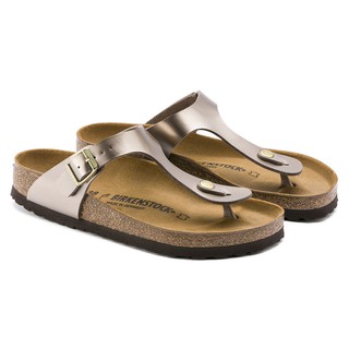  Sandal  Jepit Birken Shock Bahan Kulit Sintetis Warna  