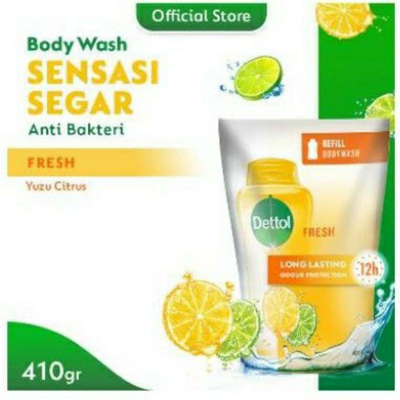 Dettol Sabun Mandi Cair Fresh 410ml