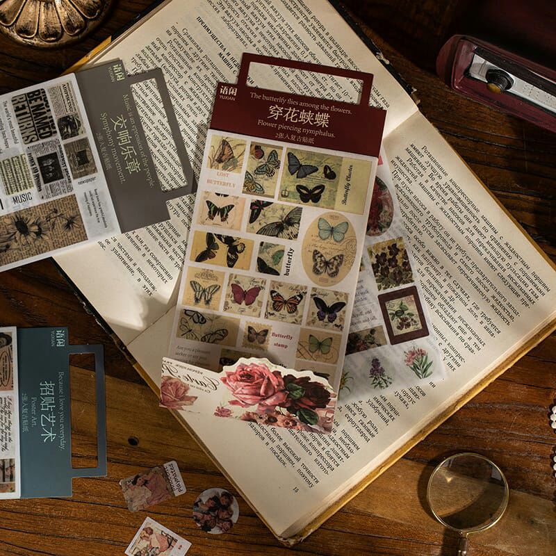 

Sticker Vintage Romance Style