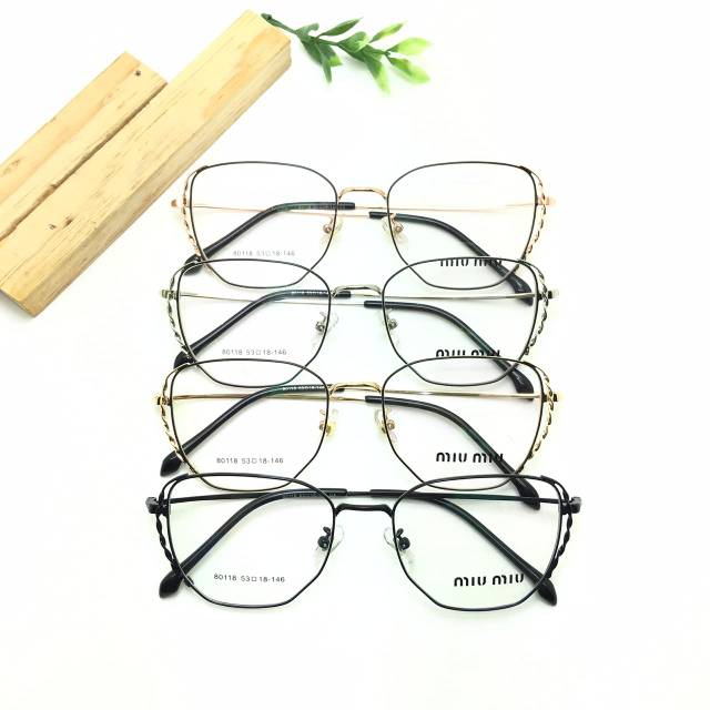 Frame Kacamata Wanita Pria Miu-Miu 80118