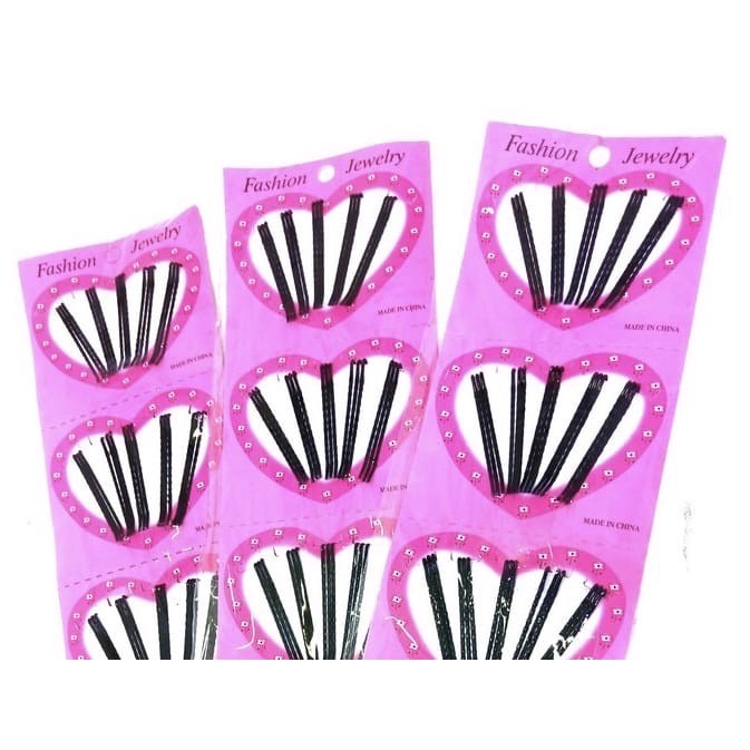 [15PCS] JEPIT LIDI KECIL / JEPIT RAMBUT LIDI Hair Clip Per Lembar