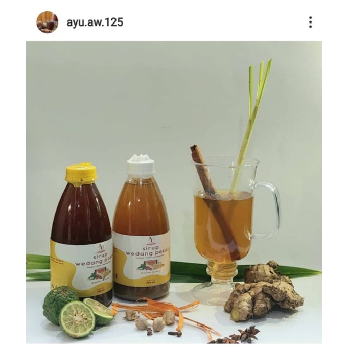 

Wedang Pokak Jahe merah (wedang jahe rempah khas Jatim) 350ml