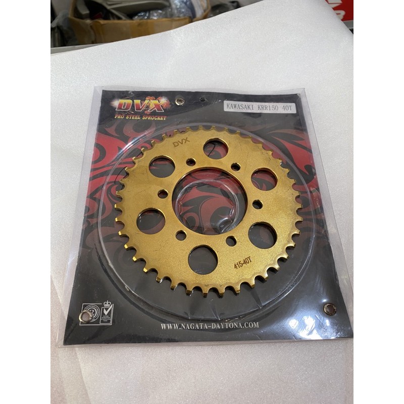 GEAR BELAKANG DVX DAYTONA 415 KAWASAKI KRR150 BERBAGAI VARIAN UKURAN