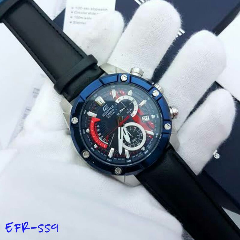 EDIFICE EFR559 JAM TANGAN PRIA GRATIS BOX ORI