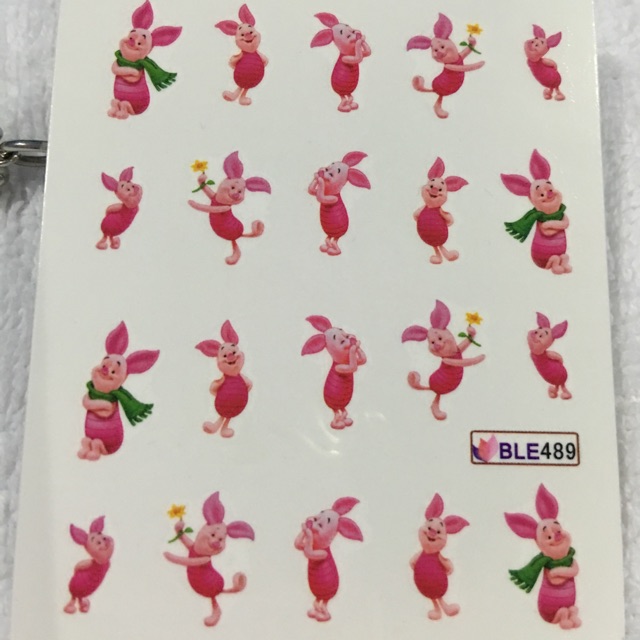 Ble489 Water Decal Transfer Nail Art Sticker/stiker kuku