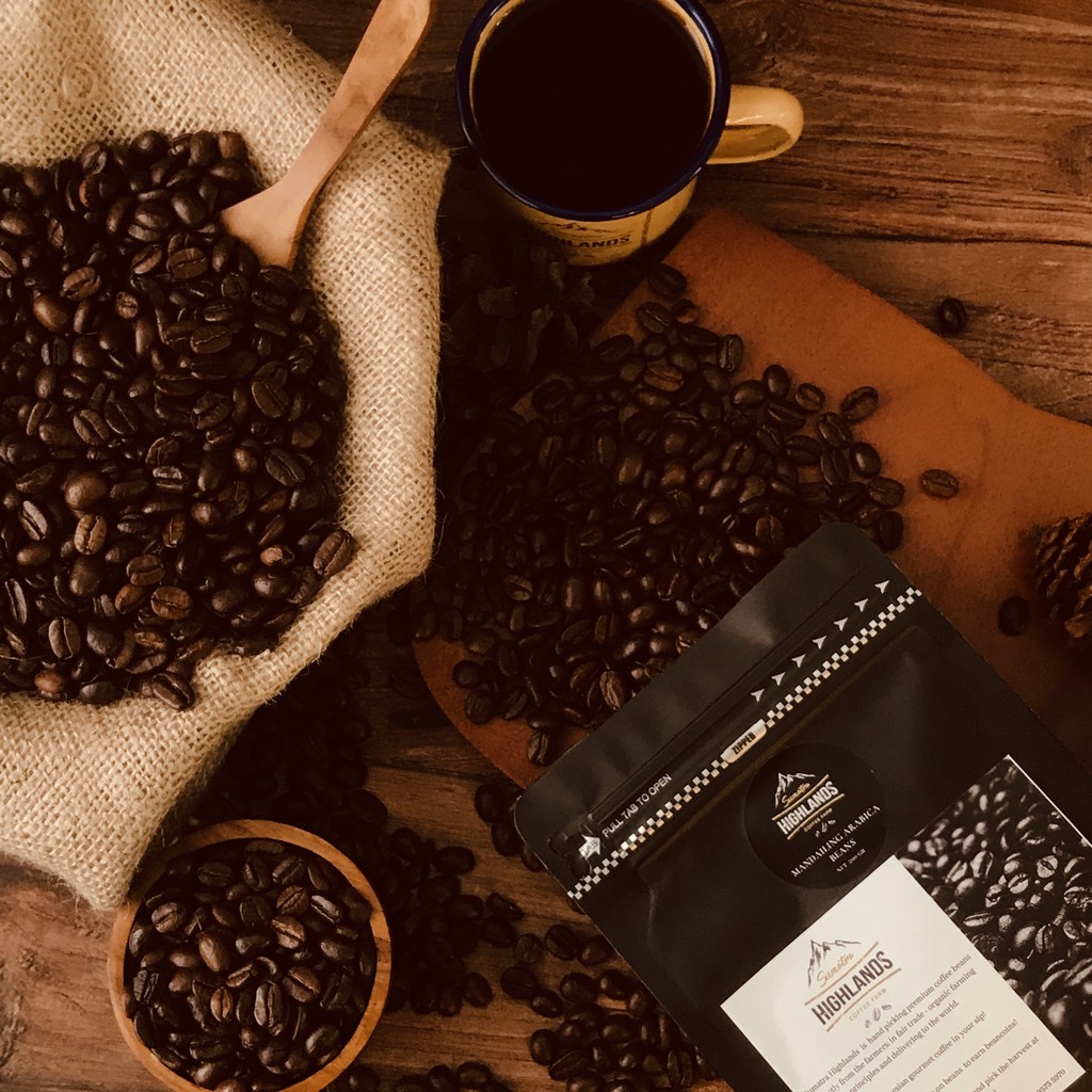 

KOPI BIJI MANDAILING ARABICA COFFEE BEANS 500 GR