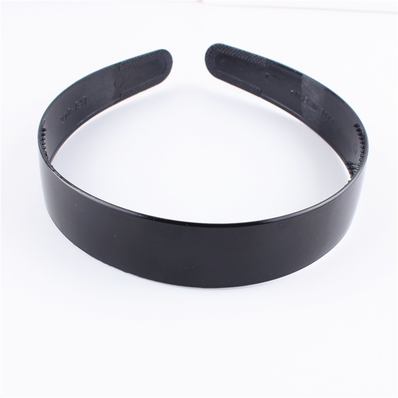 Headband Elastis Anti Slip Warna Solid Gaya Korea Untuk Cuci Muka