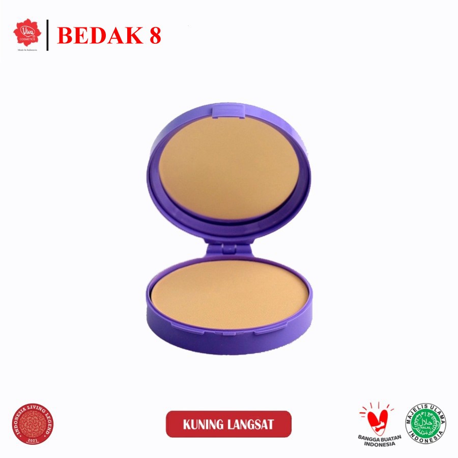 Viva Compact Powder Lilac - Kuning Langsat | Kuning Pengantin | Natural