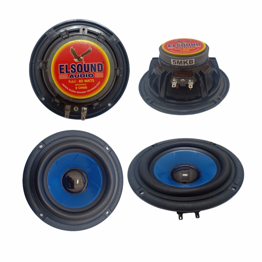 Speaker Elsound 5 Inch Mk Blue 80 Watt Japan Audio Sound Technology