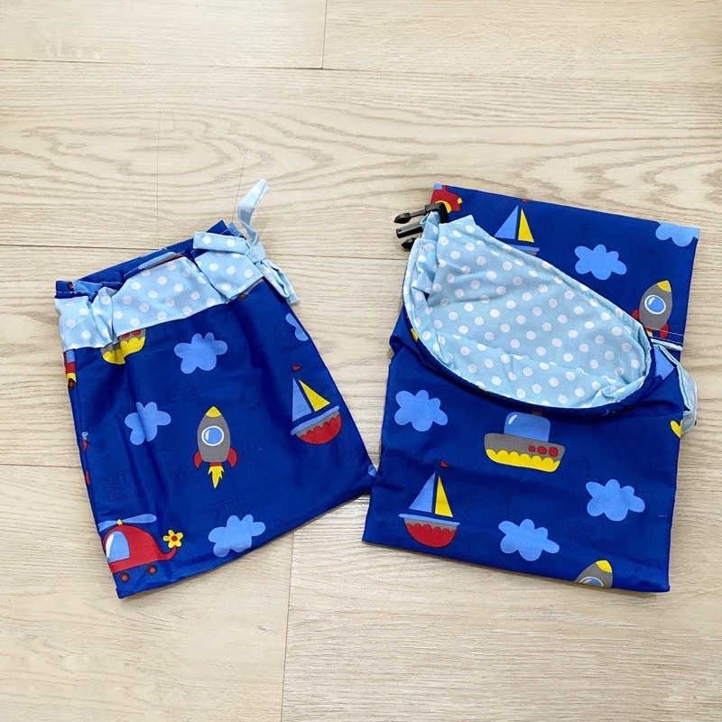 Apron ibu menyusui/Nursing Cover bahan katun motif 2 lapis perlengkapan melahirkan/penutup menyusui