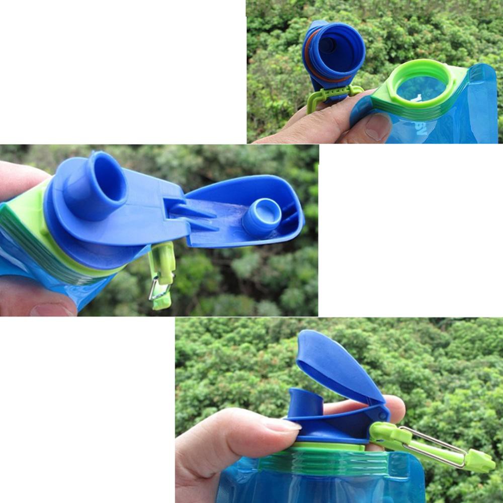 YGRETTE - TaffSPORT Botol Minum Lipat 700ml PORTABLE TRAVEL collapsible folding foldable bottle