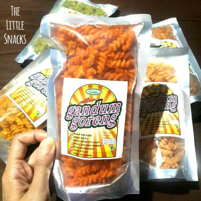 

Makana ringan gandum goreng