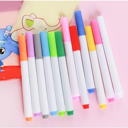 SPIDOL TATO WARNA AJAIB MENGAPUNG AIR ISI 12PCS