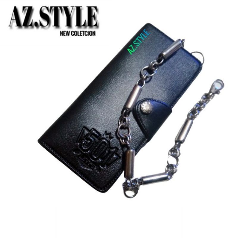 AZ. STYLE-DOMPET PRIA RANTAI / DOMPET PANJANG/DOMPET KULIT