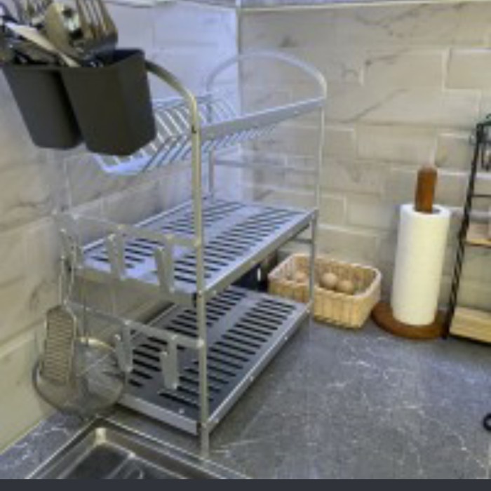 Krischef Rak Piring Rak Cucian Gantung 80 Cm