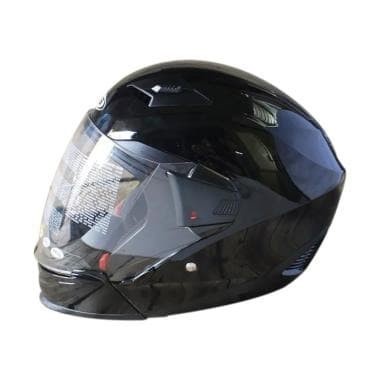 ZEUS 611C BLACK GLOSSY | HELM ZEUS MODULAR | HELM HALF FULL FACE