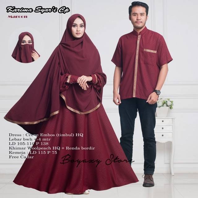 Cool Gambar  Baju  Gamis Couple 2022 Busana Trends 