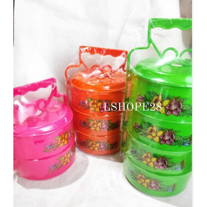 rantang susun 2 plastik / rantang susun 3 plastik / rantang susun 4 plastik.rantang plastik susun 2/