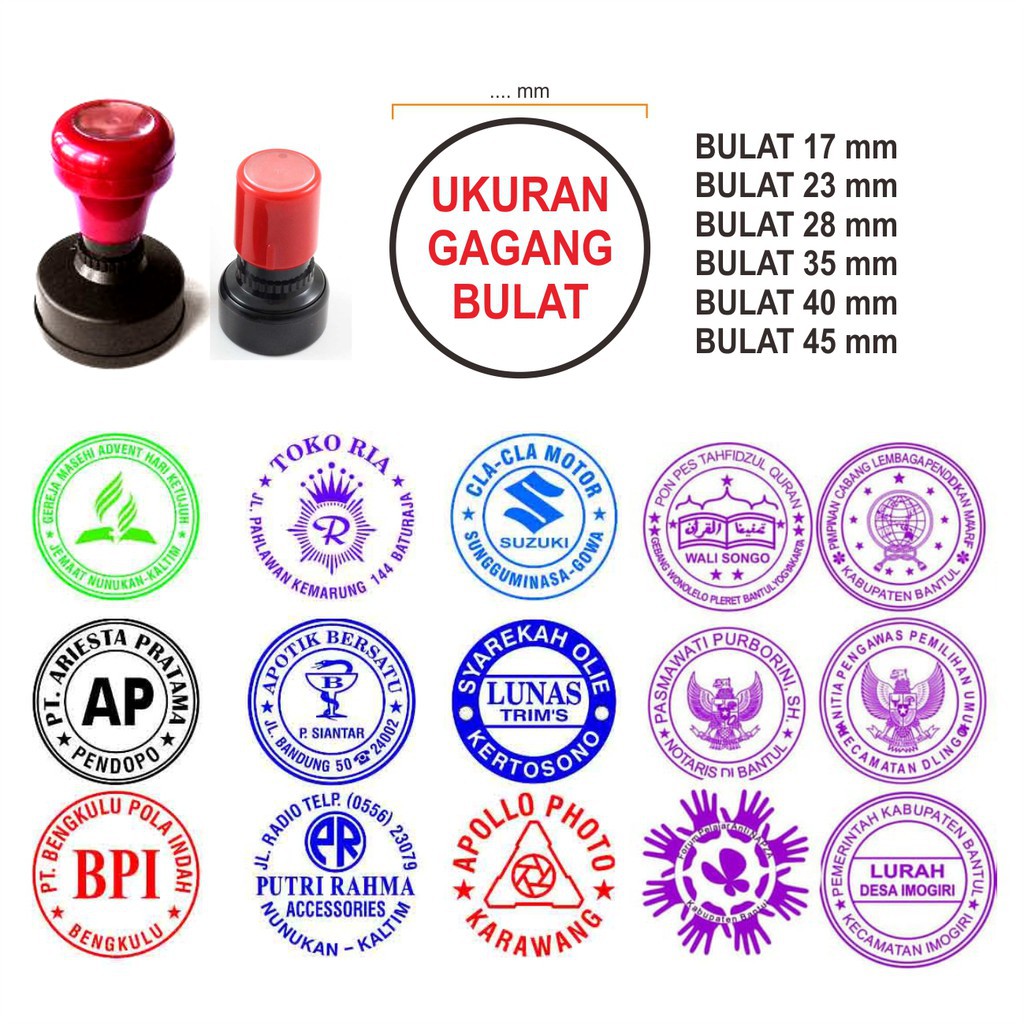 

Stempel Warna Otomatis Kilat 15 Menit Stempel Flash Cap Murah