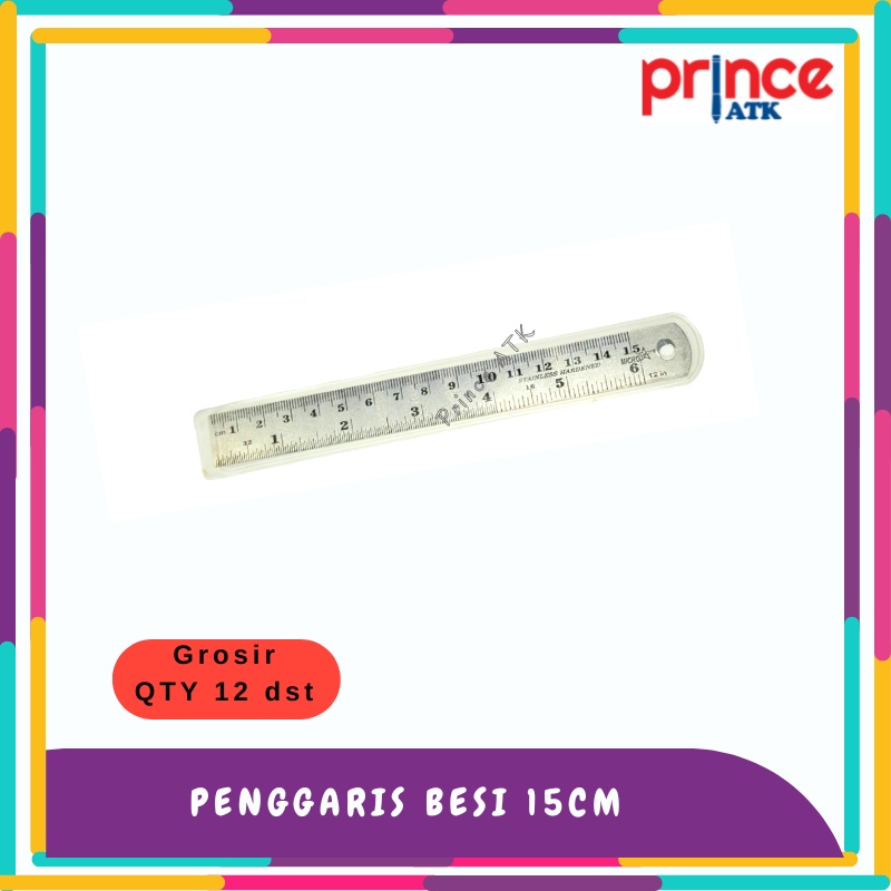 PENGGARIS BESI 15 CM