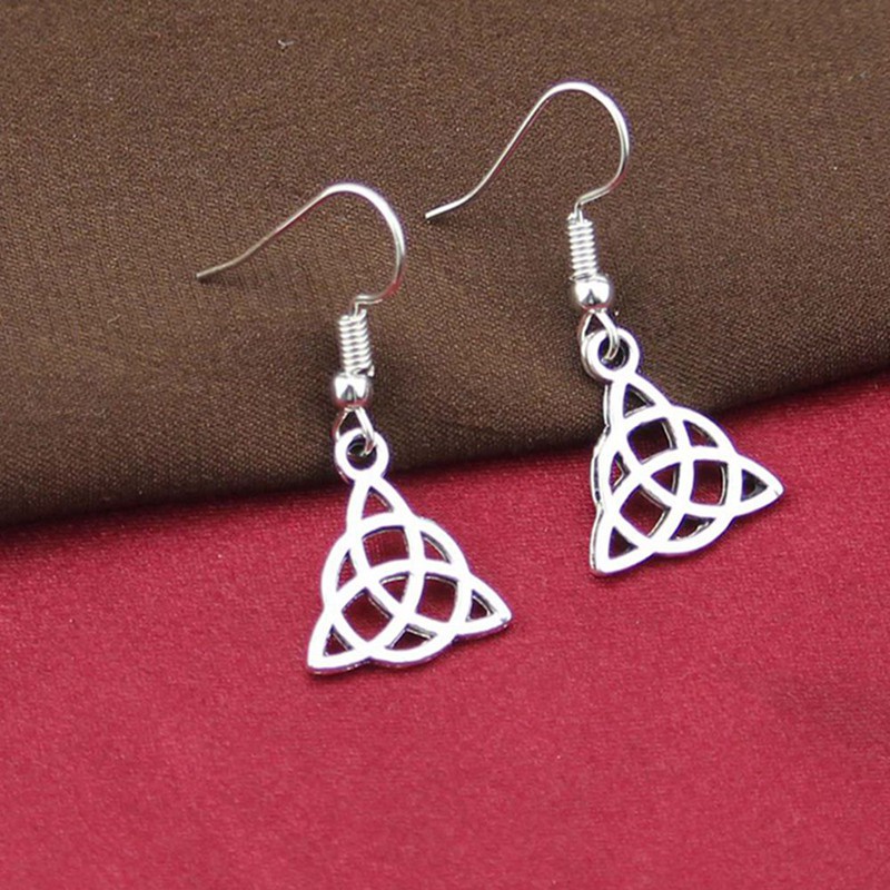 Fancyqube Anting Model Simpul Celtic Wiccan Viking Untuk Wanita