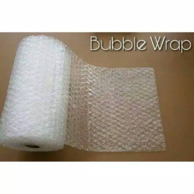 

Ekstra packing Bubble wrap packing tambahan agar semakin aman