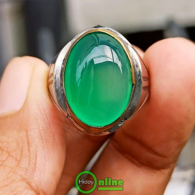 CINCIN NATURAL IJO TOPAS MIRIP IJO GARUT KRISTAL