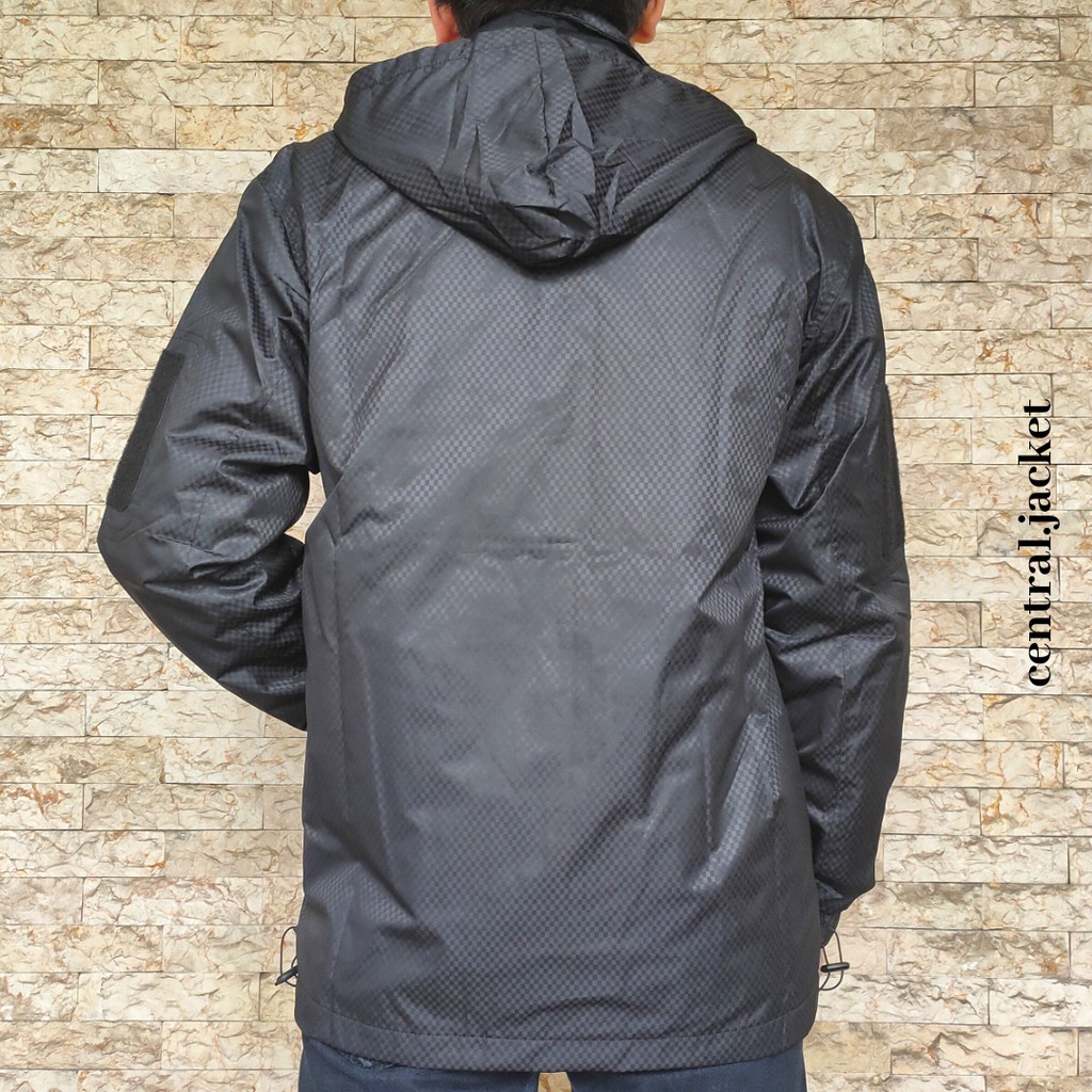 Jaket Pria Tactical TAD Waterproof - Jaket Outdoor High Quality - Jaket Velcro Logo