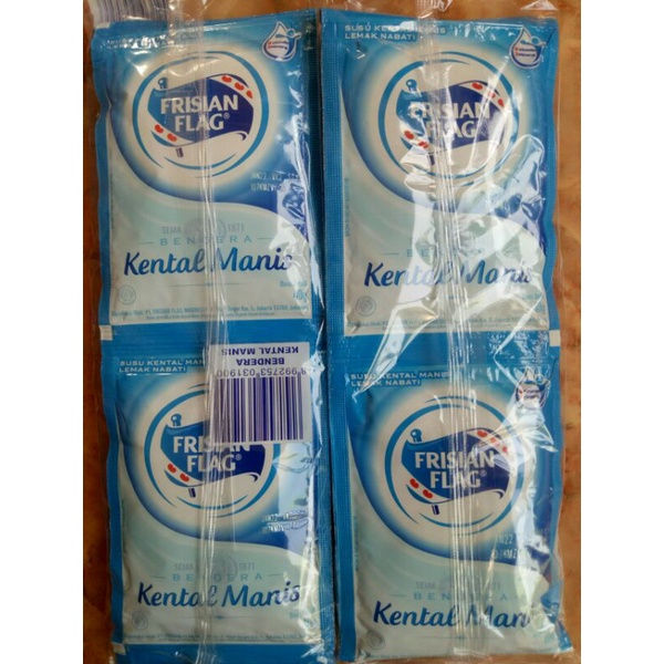 

Frisian Flag PUTIH 38g (6sachet) susu bendera kental manis