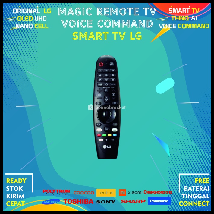 Remote Tv Magic Remote Lg 100% Ori Best Seller Remot Tv Lg Type Anmr18 Anmr19 Anmr20 Magic Remote