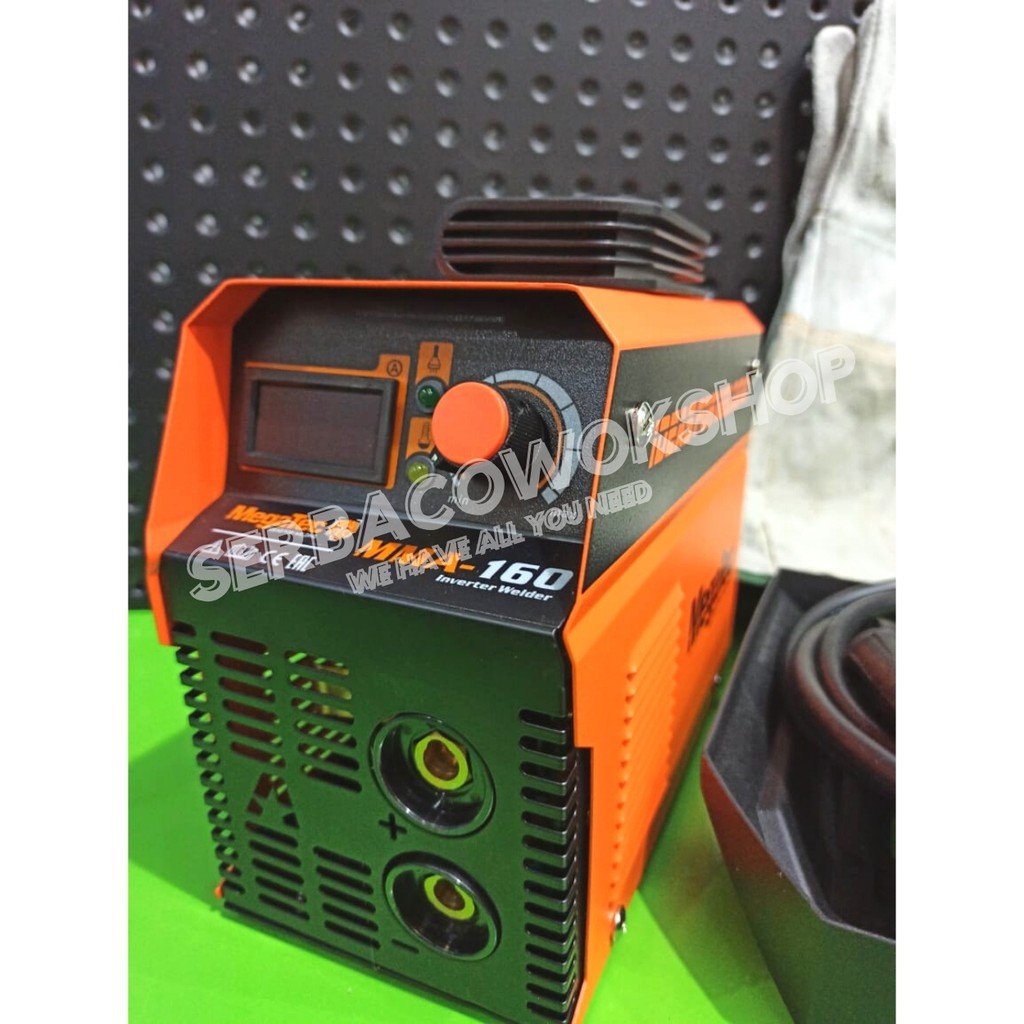 Megatec Mesin Las Listrik Inverter MMA 160 A Welding Travo MMA Bonus Sarung Tangan Las Termurah