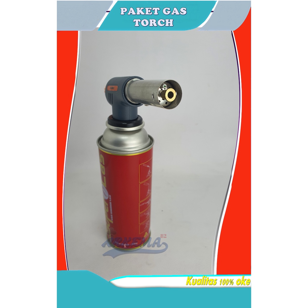 PAKET GAS TORCH | PORTEBLE GAS TORCH | BLANDER LAS SET + GAS | KEPALA LAS | ALAT BAKAR MAKANAN | SET PORTEBEL GAS