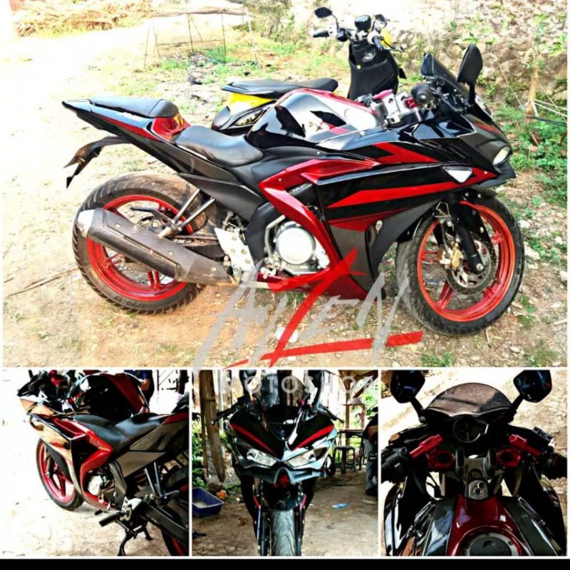 ❤ FULL FAIRING R25 / CBR250RR KHUSUS UNTUK VIXION, BYSON, VERZA, CB150R, CBR150, R15V2, R15V3, THUND