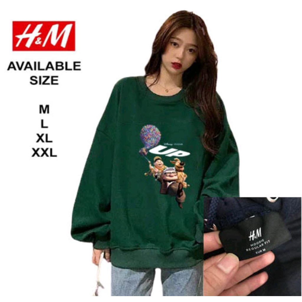 Sweater Crewneck Nasa UP Oversize Wanita / Hoodie Nasa UP Original Usa Pria Wanita