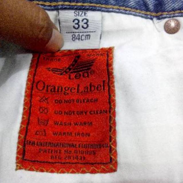 Celana Jeans LEA Orange Label 606 Original
