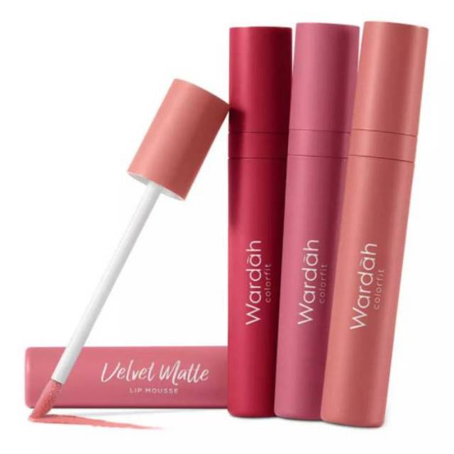 Lipstik Wardah - colourfit Velvet matte Lips Mousse ORIGINAL BPOM