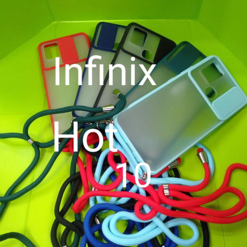 Case slide kamera +Case dove tali INFINIX HOT 10