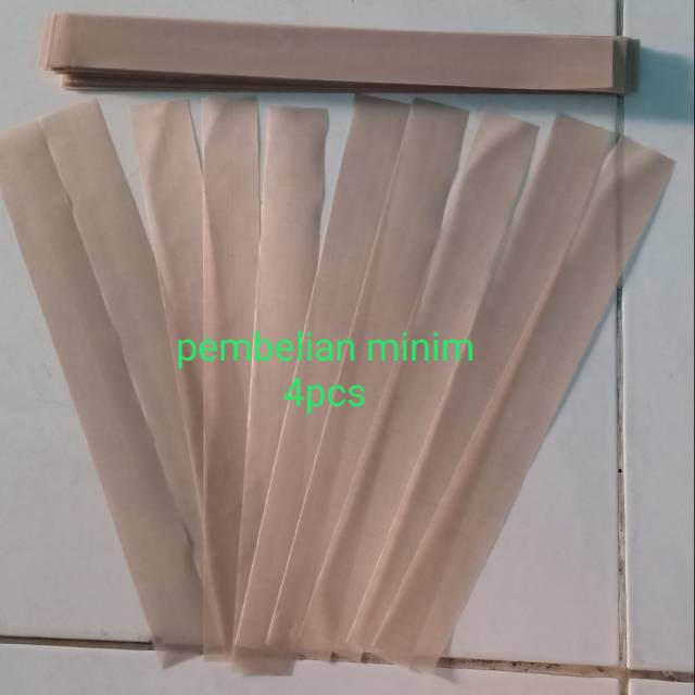 Kain pres plastik 30cm isi5pcs