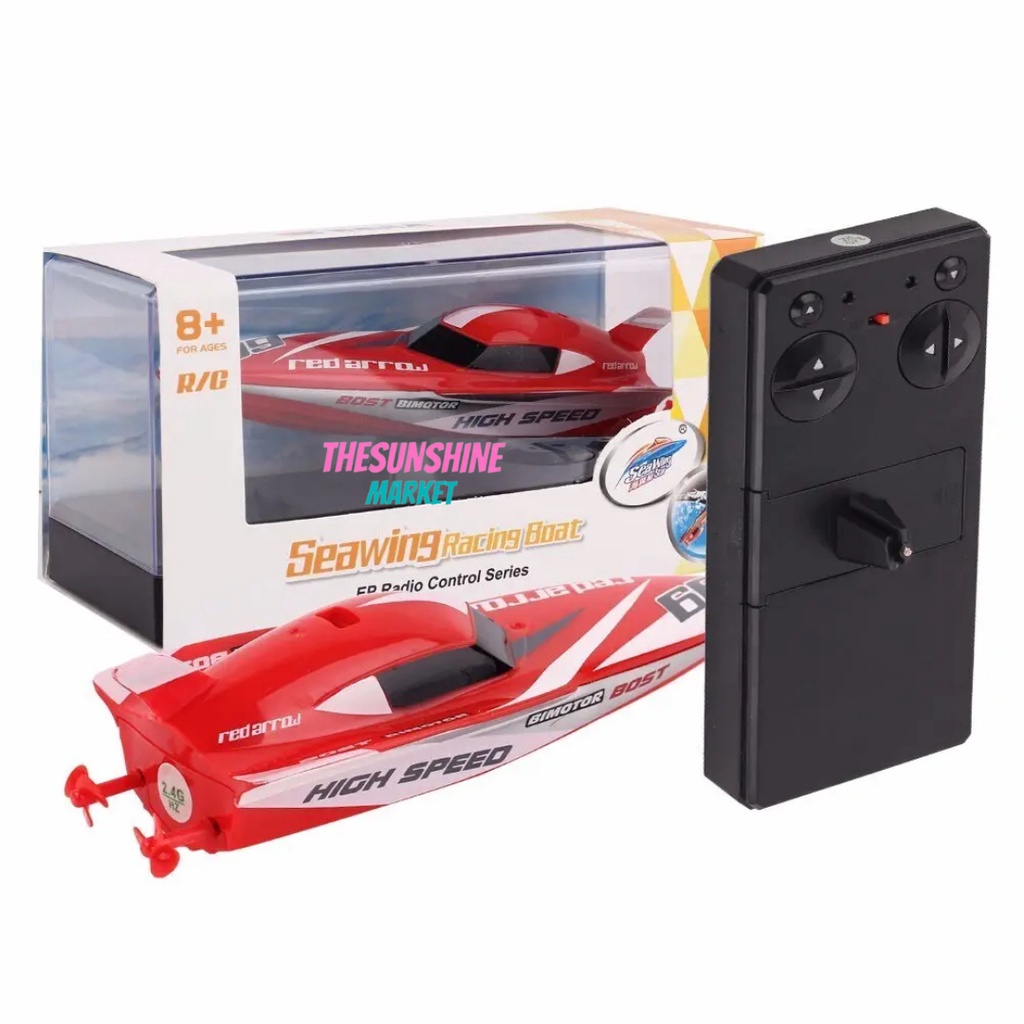 Mainan RC Boat Mini High Speed RC Kapal Remote Control Boat Speed
