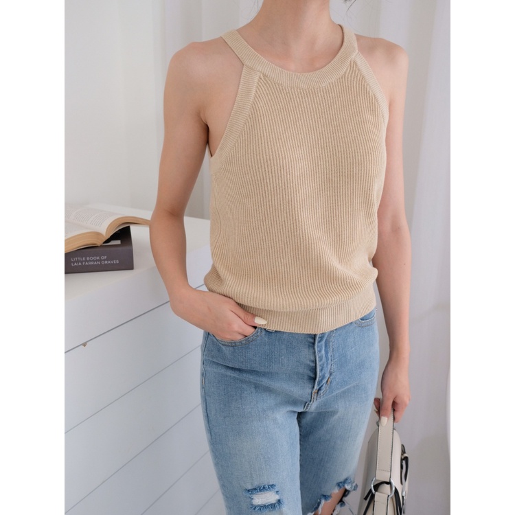 Kadaka T-0351 Top Halter Neck Knit Premium Rajut