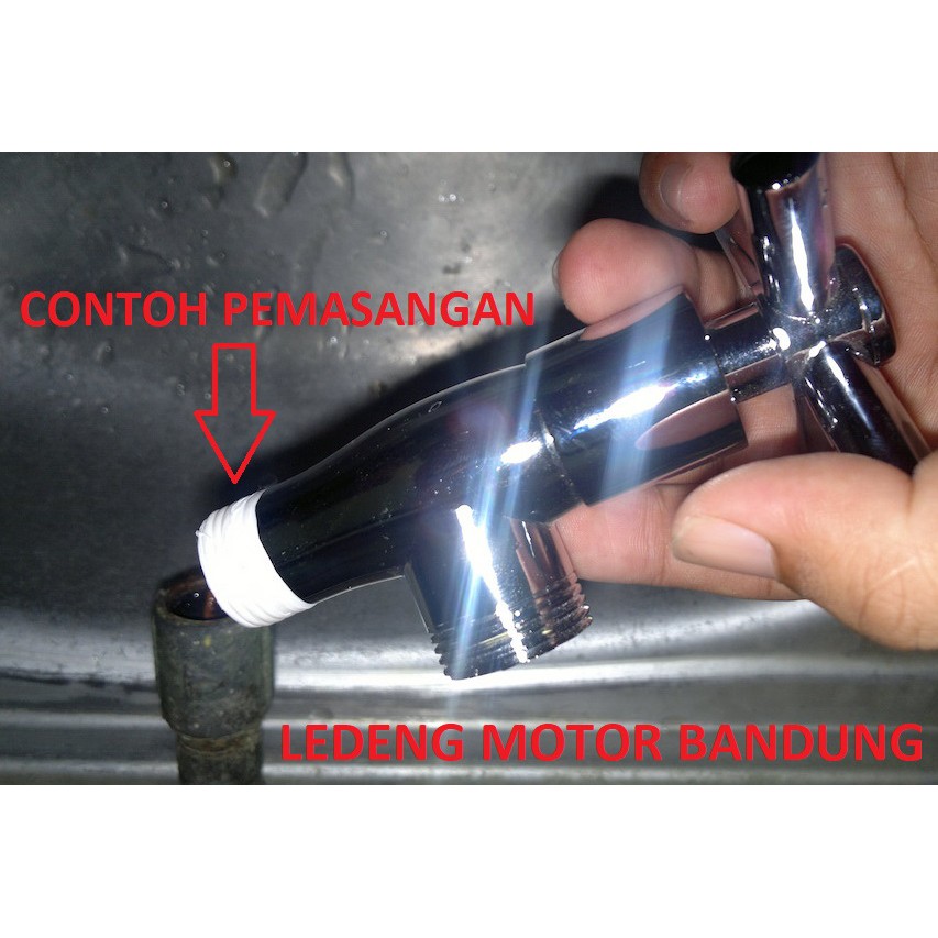 Seal Tape Solasi Air Pipa Paralon PVC Isolasi Putih Siltip Seltip Bocor