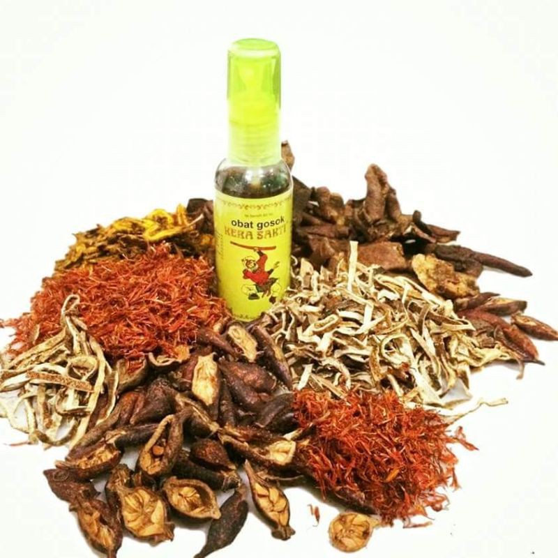 Minyak Gosok Herbal & Halal Kera Sakti 60ml Spray