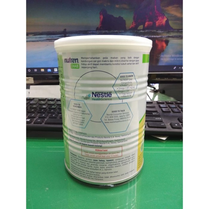 

201nhgg Nutren Diabetes Dari Nestle Rasa Vanilla Isi 400Gr Ds201Fs